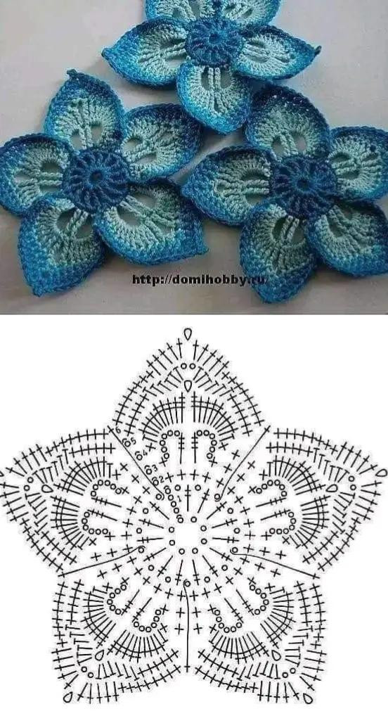 Beautiful Crochet Flower Pattern with Detailed Instructions