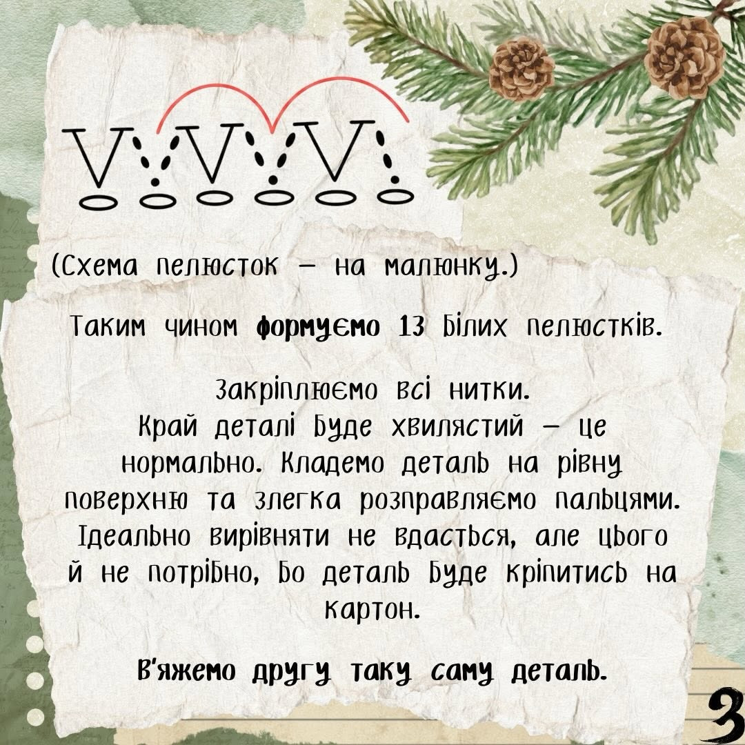 Безкоштовний МК Різдвяний вінок