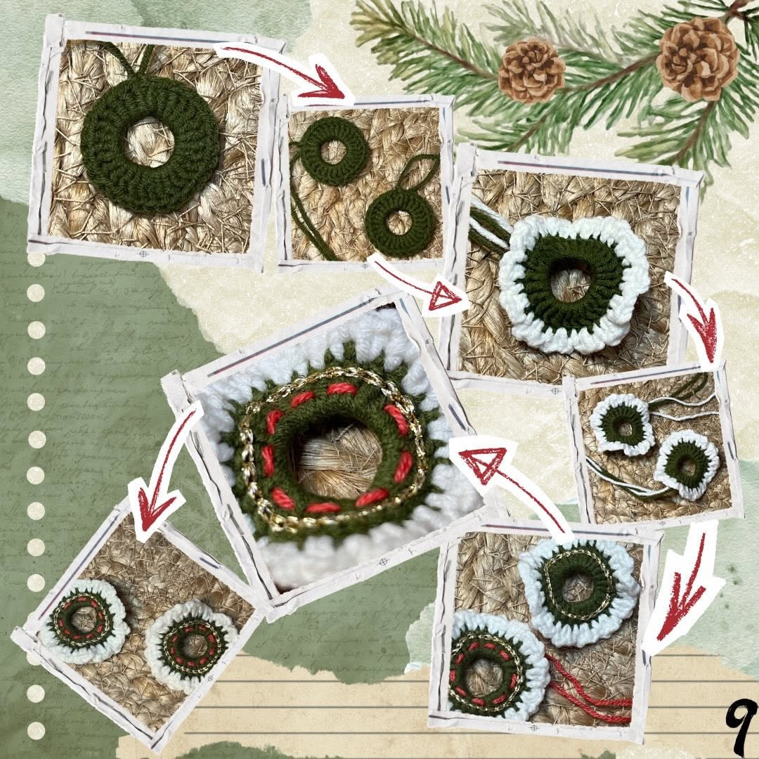 Безкоштовний МК Різдвяний вінок