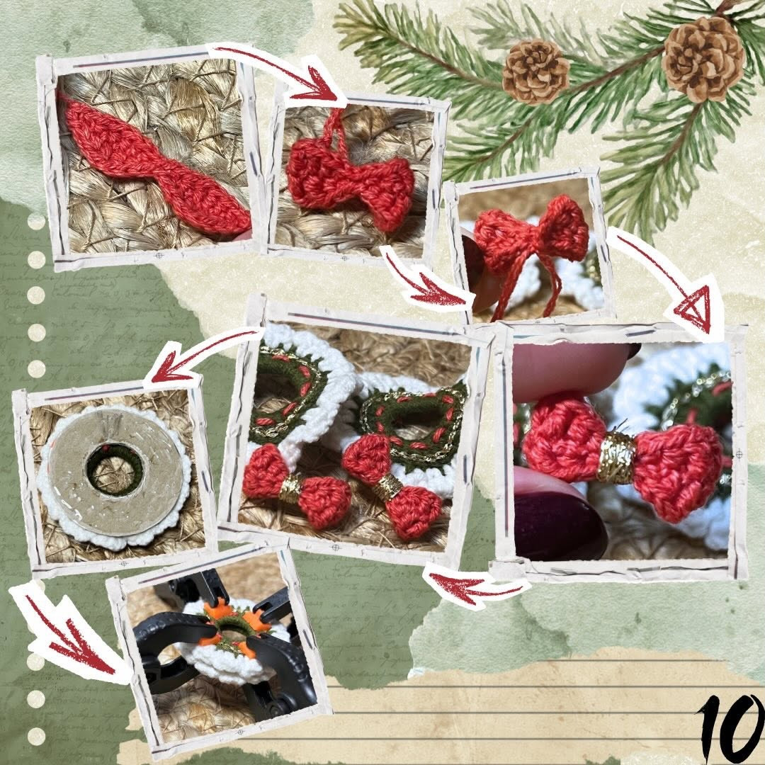 Безкоштовний МК Різдвяний вінок