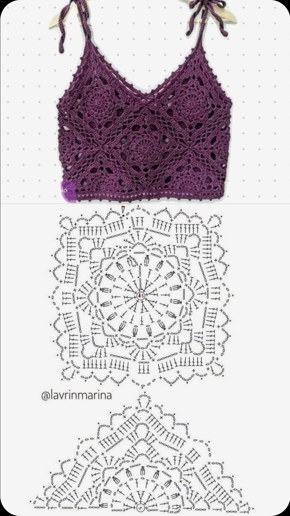 📸Blusinha feita só com squares de crochê? SIM, e ficou tudo pra mim! 💖🧶✨