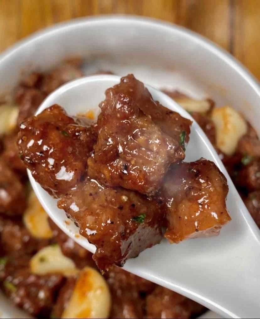 Bò Sốt Tiêu Đen Tỏi Nồng Nàn, Mềm Mại