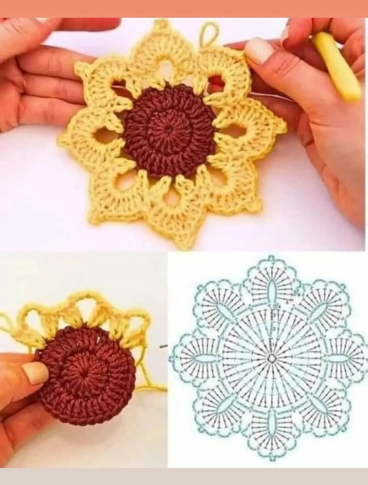 Bolsa de crochê hexagonal: elegante e prática para o dia a dia