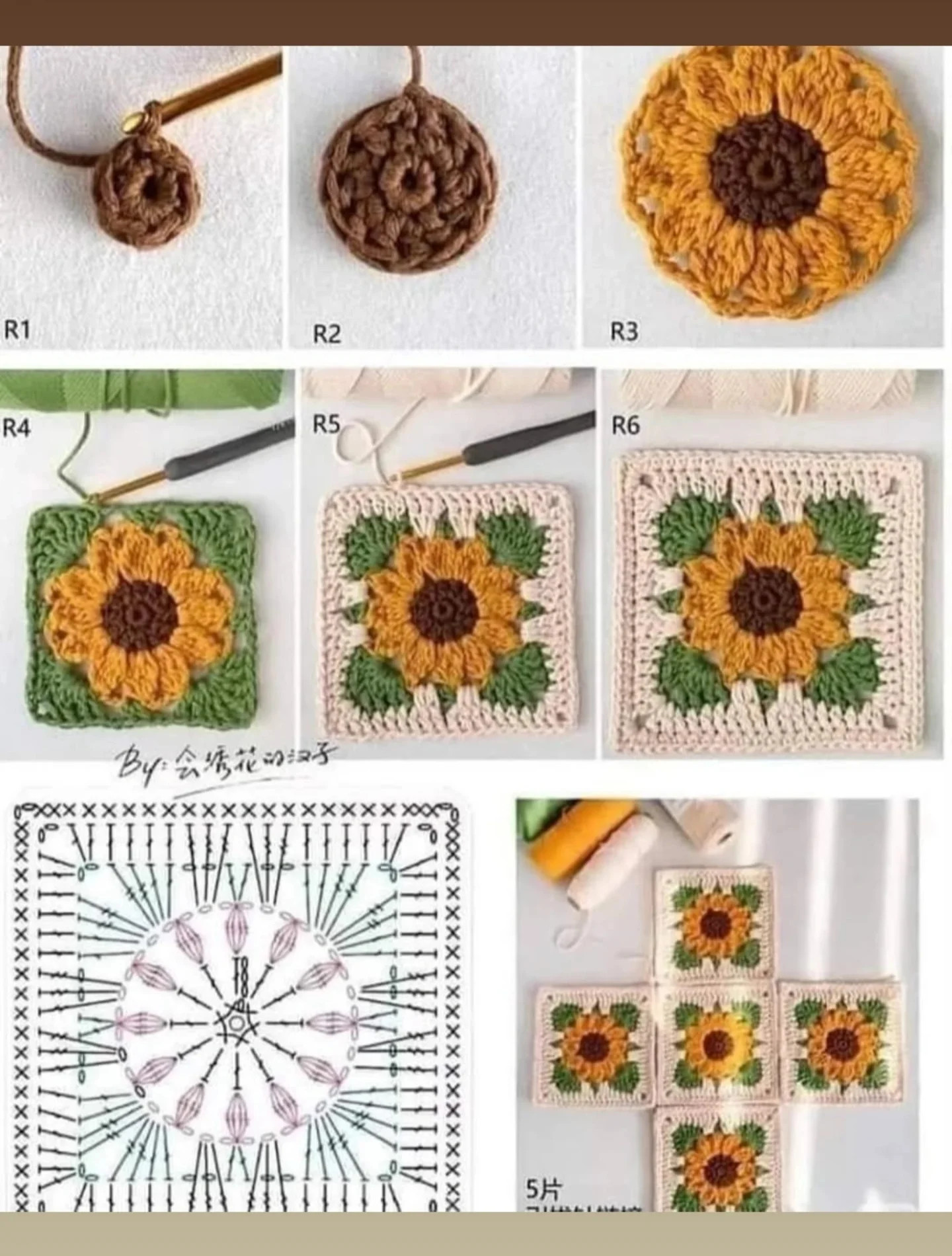 Bolsa de crochê hexagonal: elegante e prática para o dia a dia