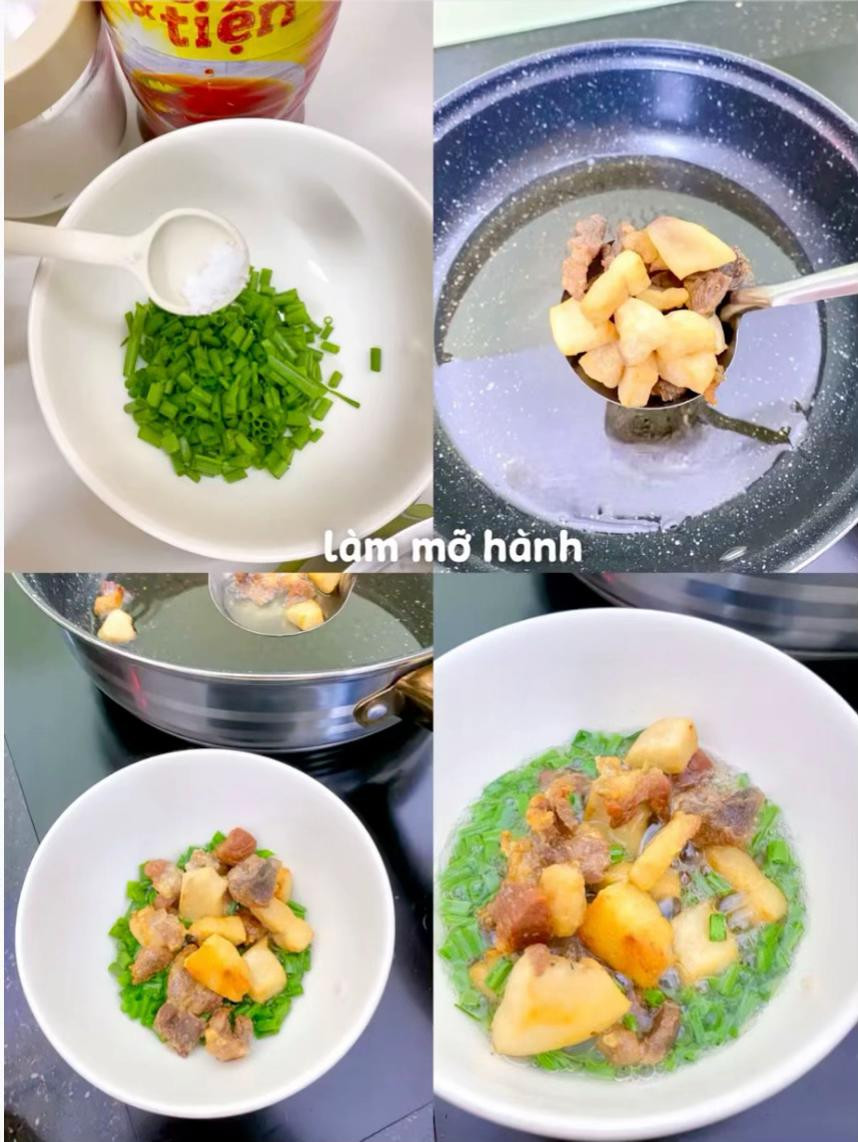 Bún Thịt Xào Giòn Tan, Rau Tươi