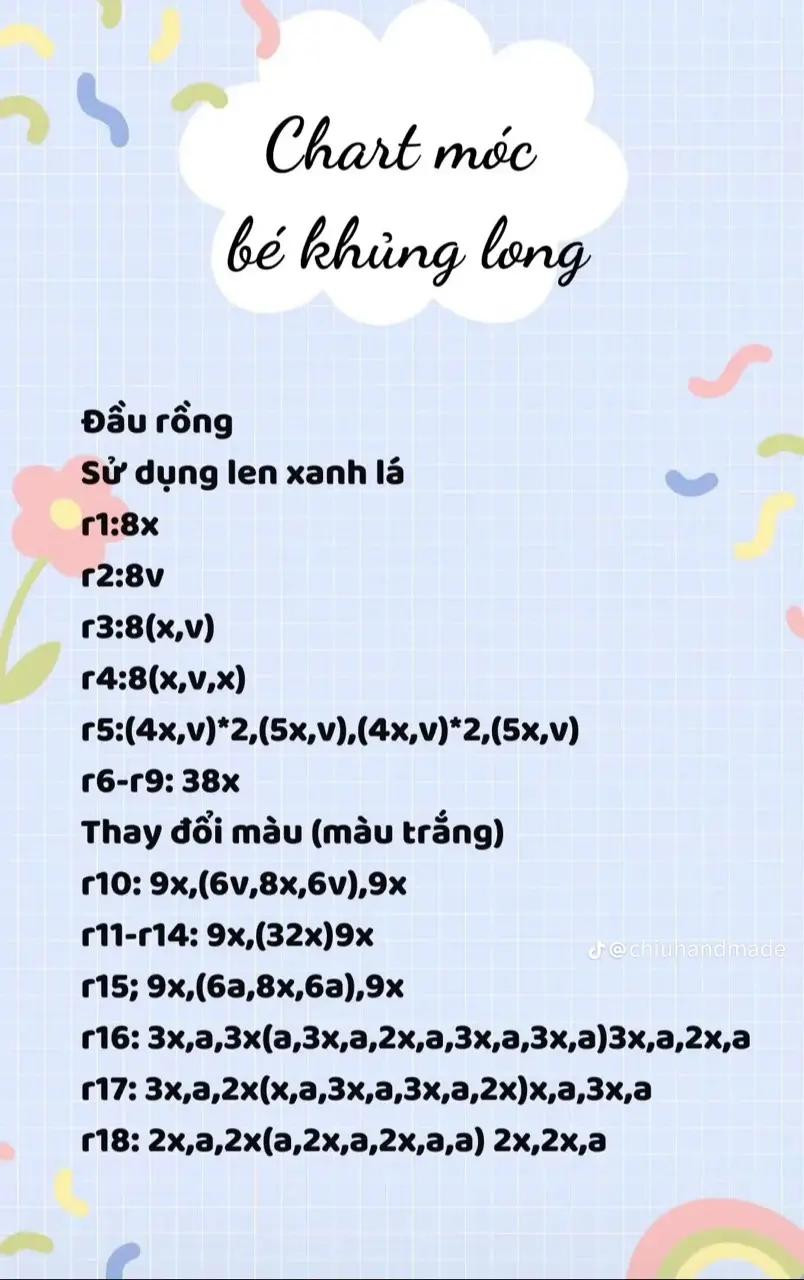 Búp bê móc len hình thú cưng với tai và nơ màu vàng dễ thương