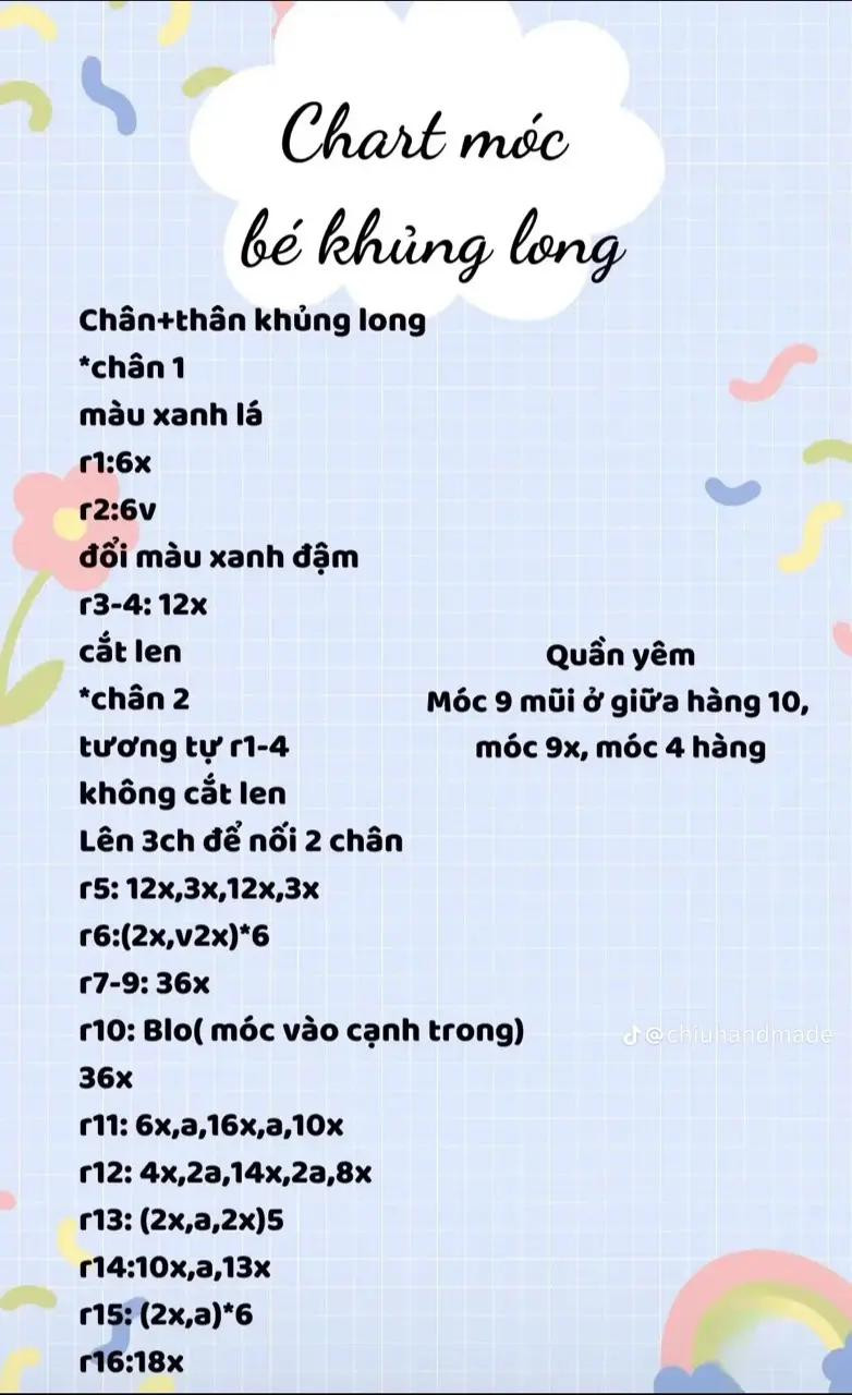 Búp bê móc len hình thú cưng với tai và nơ màu vàng dễ thương