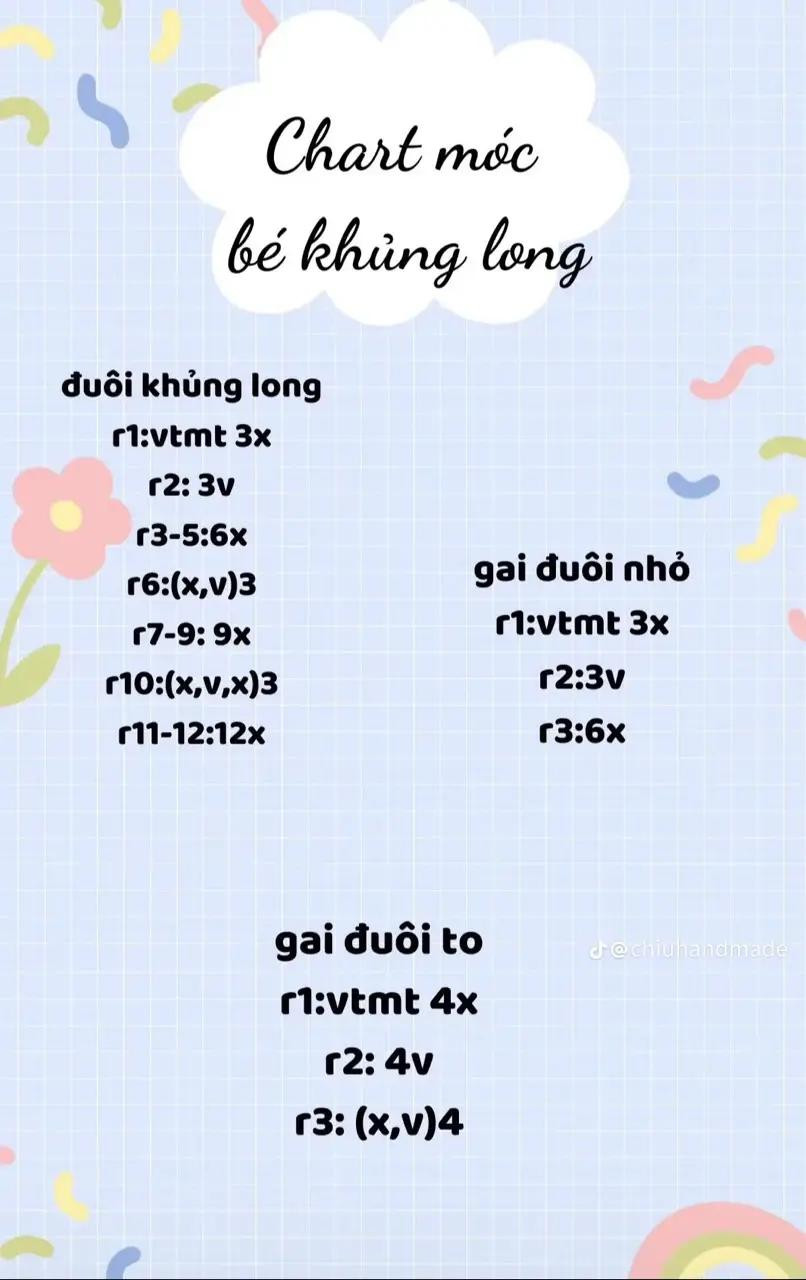 Búp bê móc len hình thú cưng với tai và nơ màu vàng dễ thương