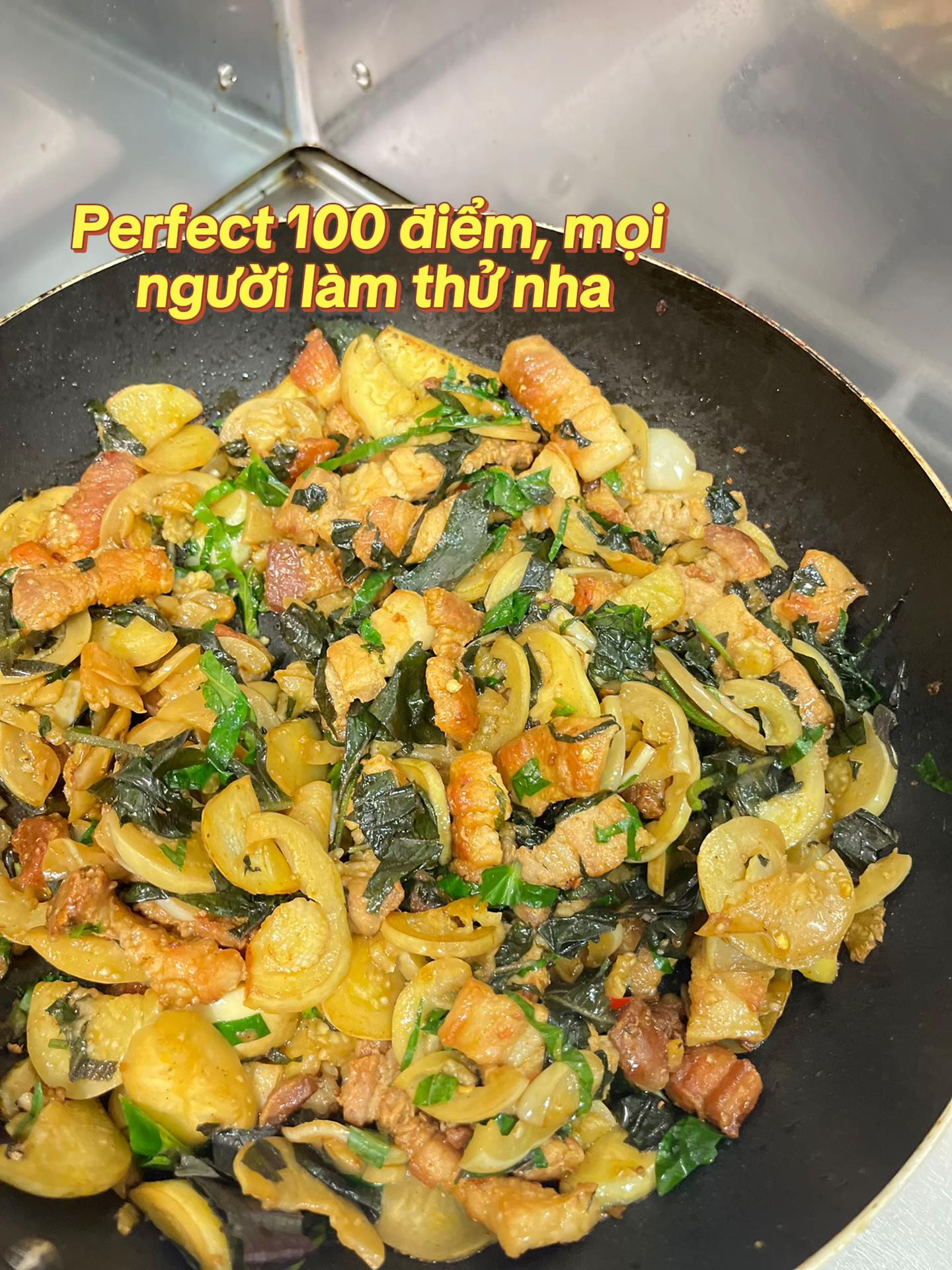 Cà pháo xào thịt ba chỉ