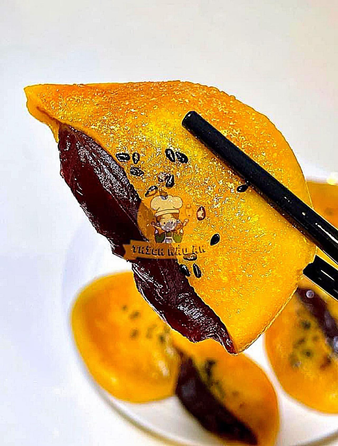 cách làm bí ngô nhân đậu dẻo