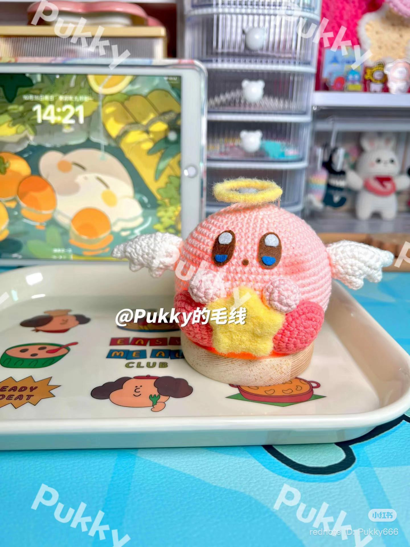 Cách móc len Kirby thiên thần dễ thương cho người mới bắt đầu