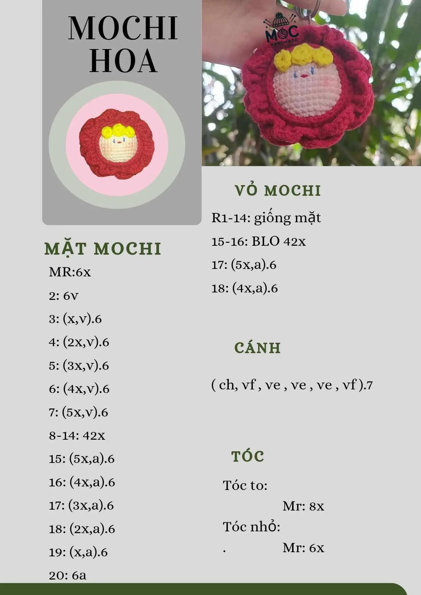 Cách Móc Mochi Hình Hoa Đơn Giản Cho Người Mới Bắt Đầu