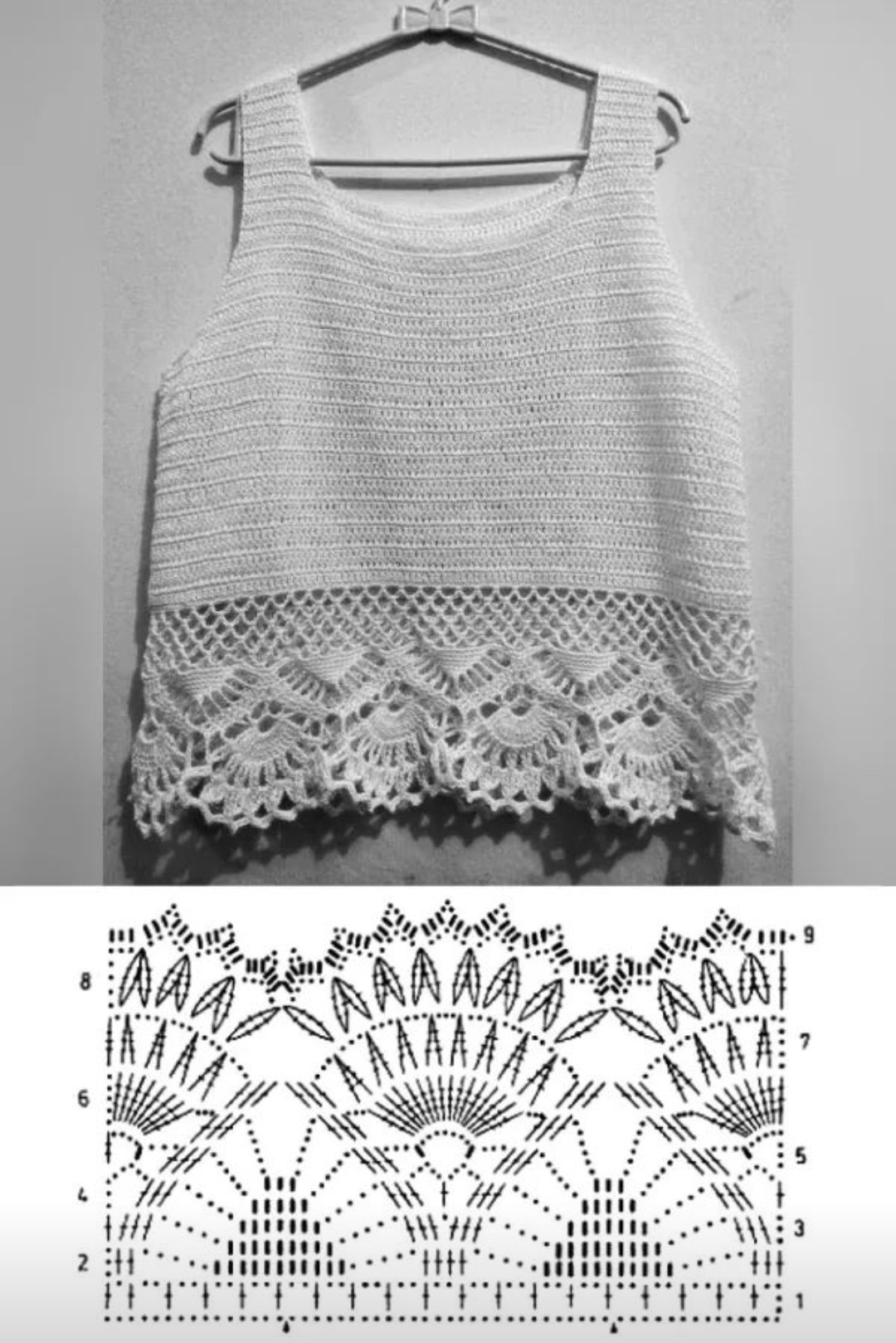 ✨Camisas & Regatas de Crochê com Gráficos Exclusivos✨