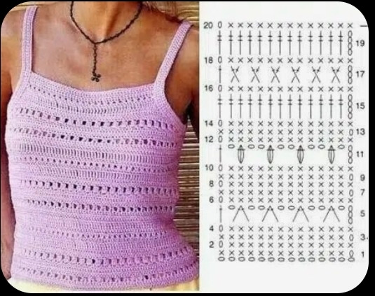 ✨Camisas & Regatas de Crochê com Gráficos Exclusivos✨