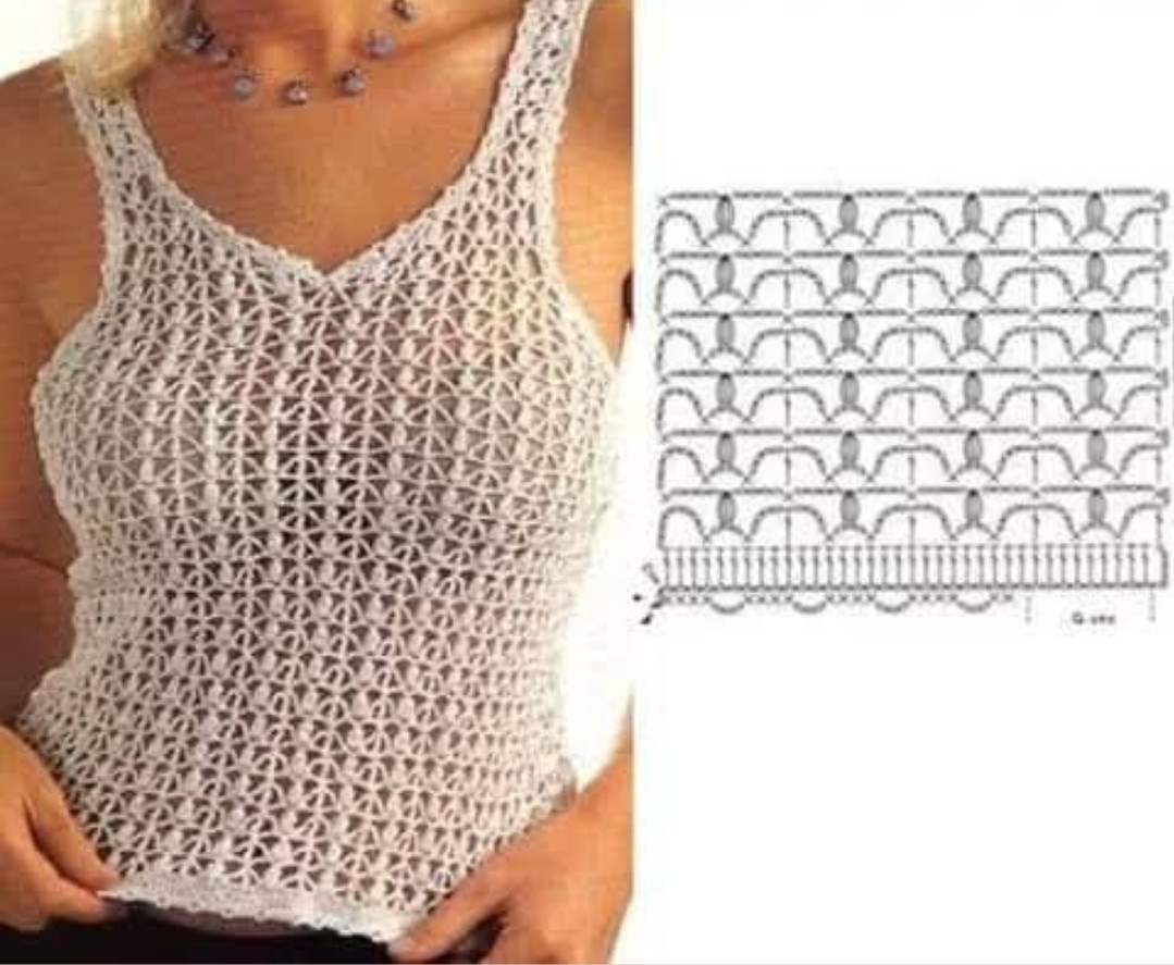 ✨Camisas & Regatas de Crochê com Gráficos Exclusivos✨