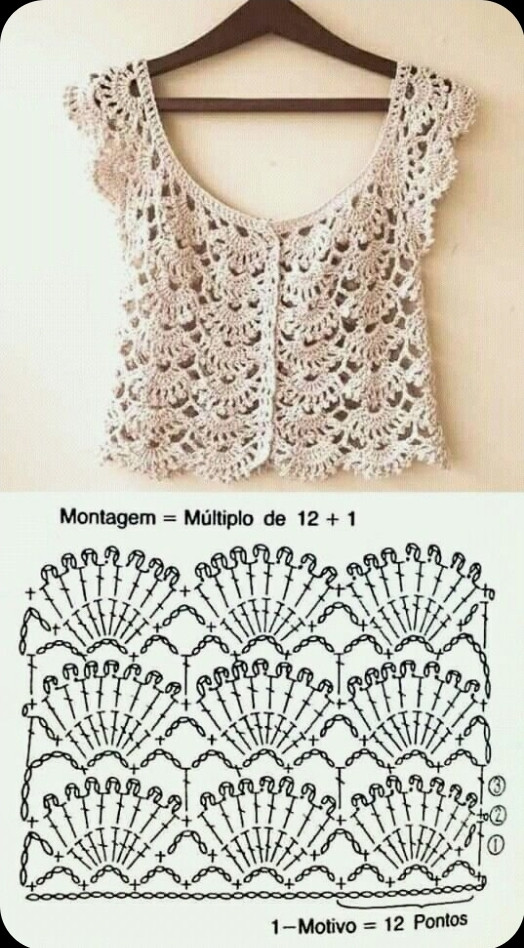 ✨Camisas & Regatas de Crochê com Gráficos Exclusivos✨