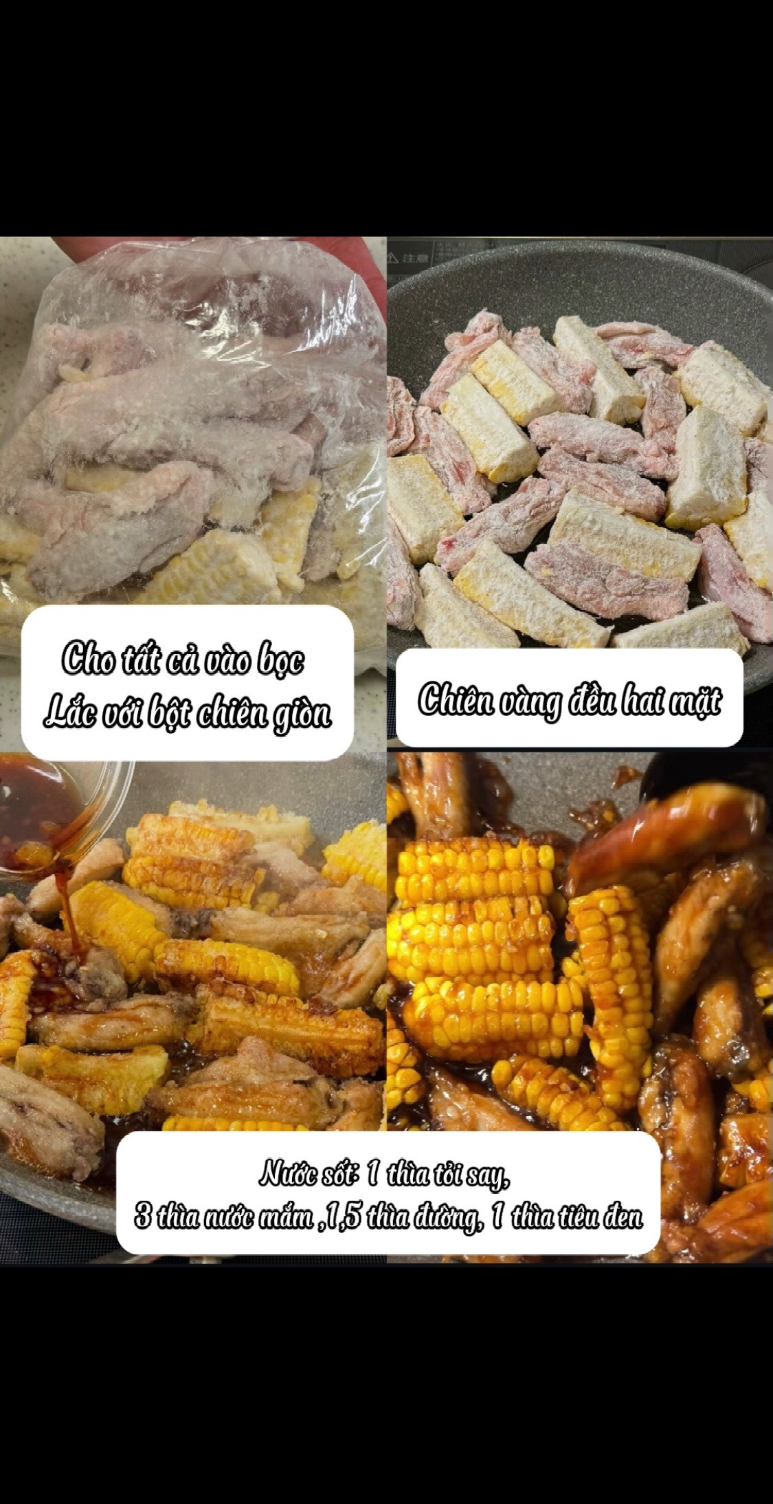 Cánh Gà Sốt Ngô Ngọt Đậm Đà