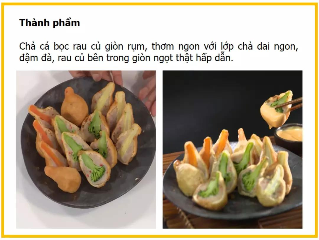 Chả Cá Thác Lác Giòn Rụm Bọc Rau Củ Tươi Ngon