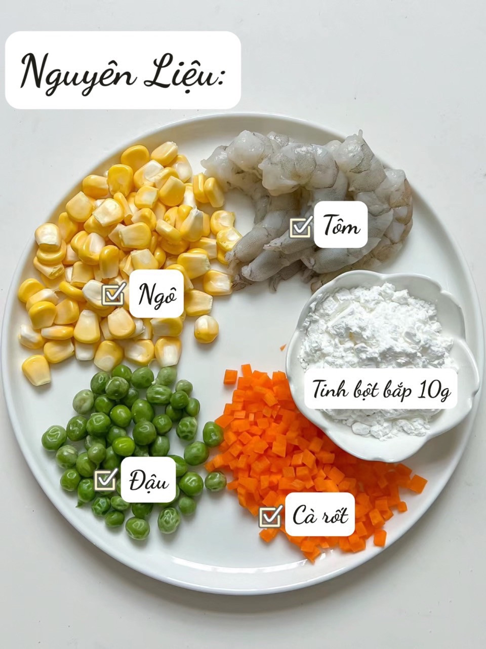 Chả Tôm Rau Củ Ngũ Sắc Giàu Dinh Dưỡng