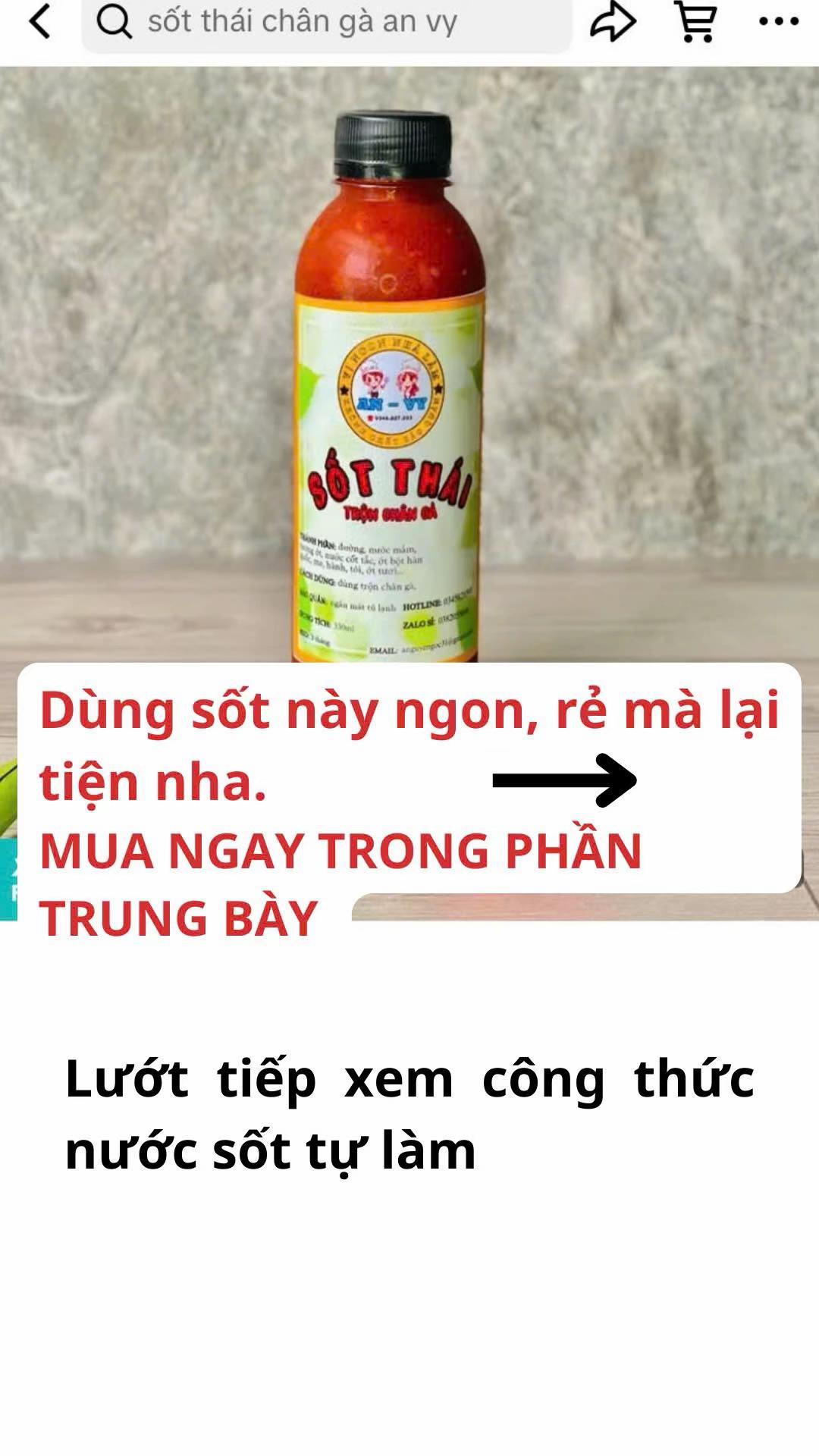Chân Gà Sốt Thái Cay Nồng, Thơm Lừng Tại Nhà