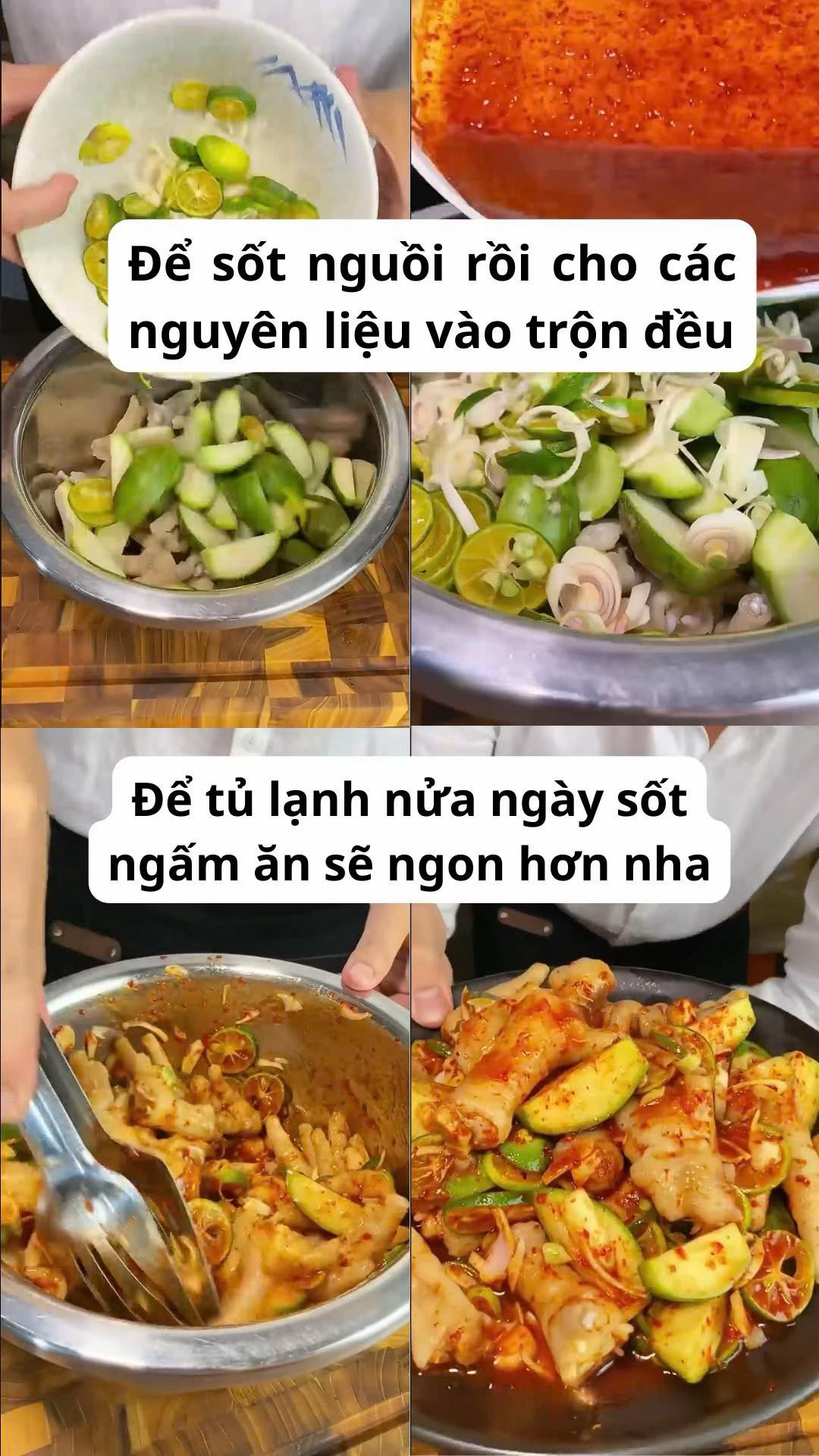 Chân Gà Sốt Thái Cay Nồng, Thơm Lừng Tại Nhà