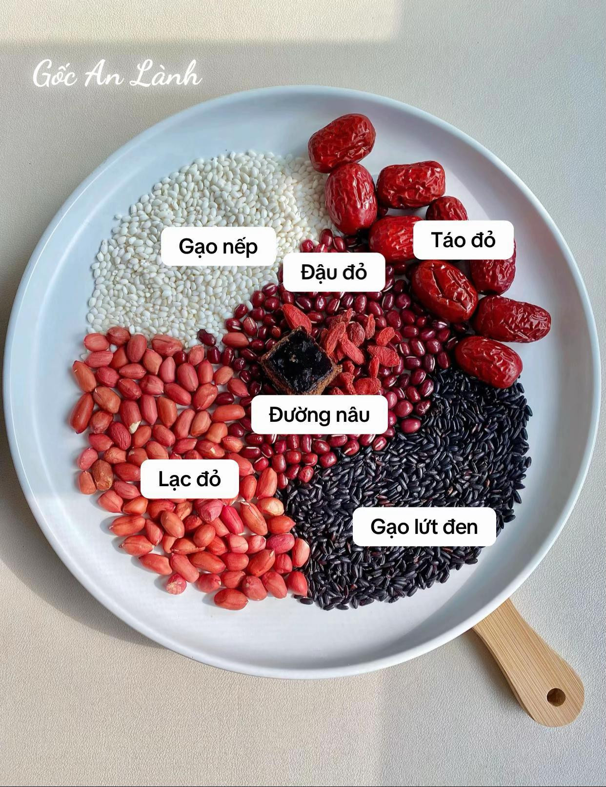 Cháo Dưỡng Nhan Đậu Đỏ Gạo Nếp Thơm Ngọt