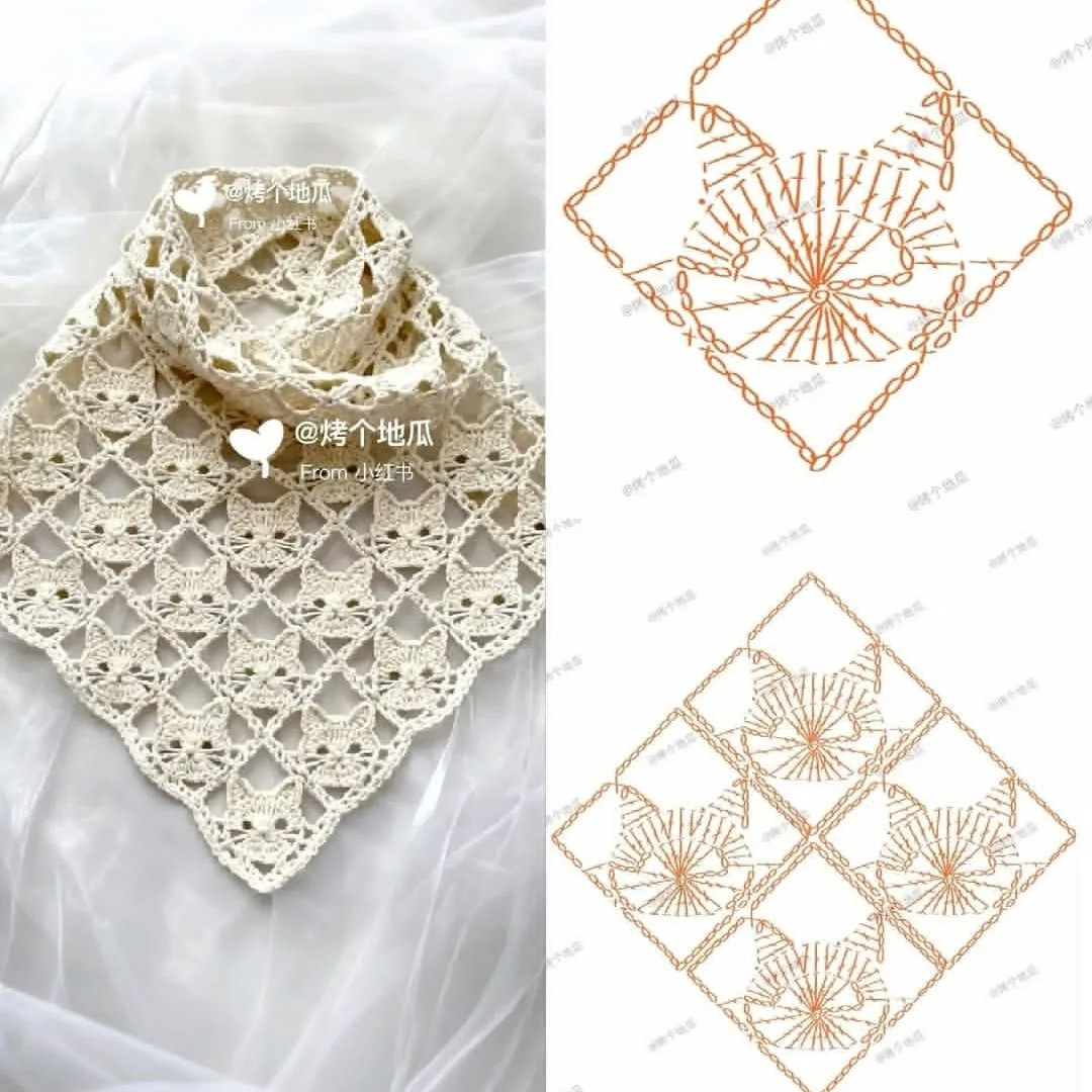 Charming Floral Crochet Shawl Pattern for Elegant Style