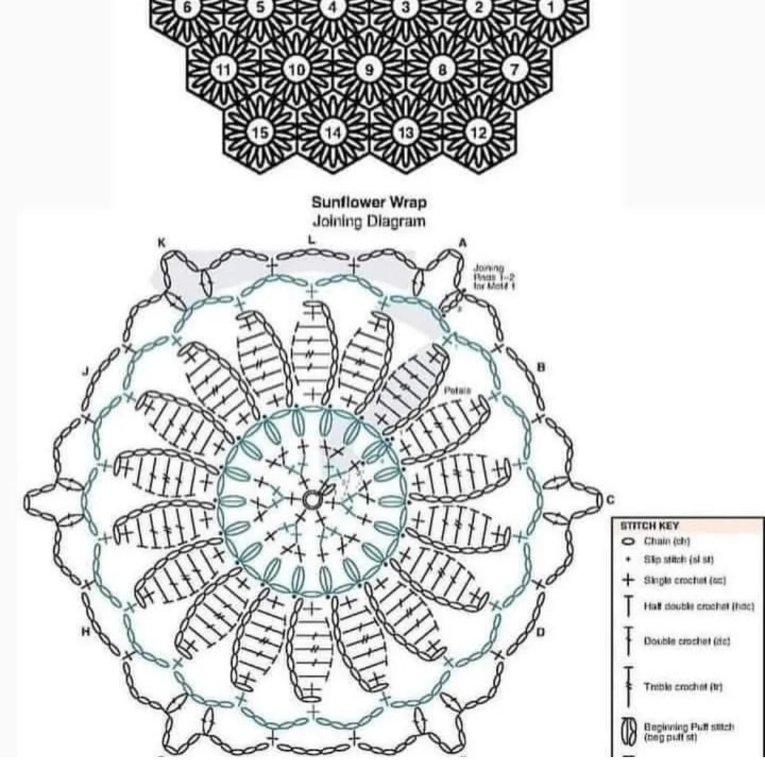 Charming Floral Crochet Shawl Pattern for Elegant Style