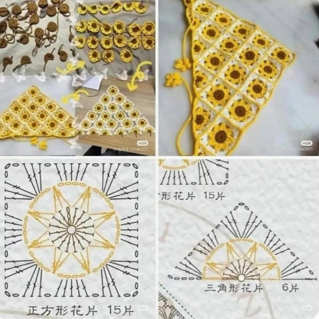 Charming Floral Crochet Shawl Pattern for Elegant Style