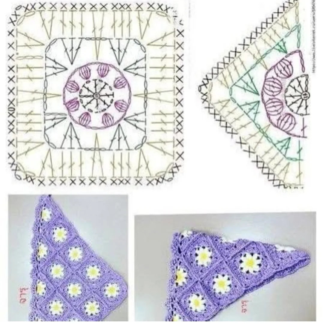 Charming Floral Crochet Shawl Pattern for Elegant Style
