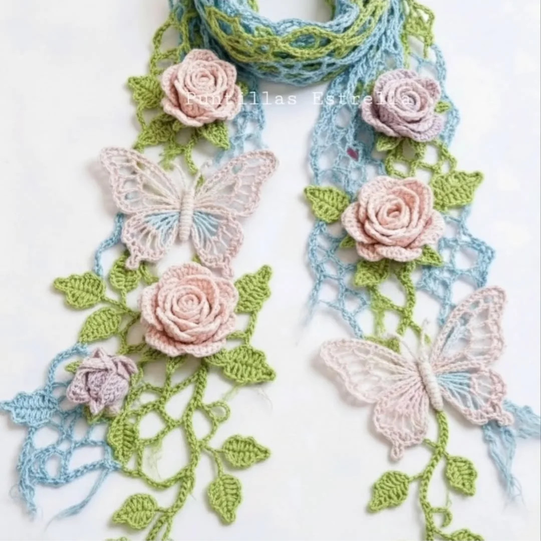 Charming Floral Crochet Shawl Pattern for Elegant Style