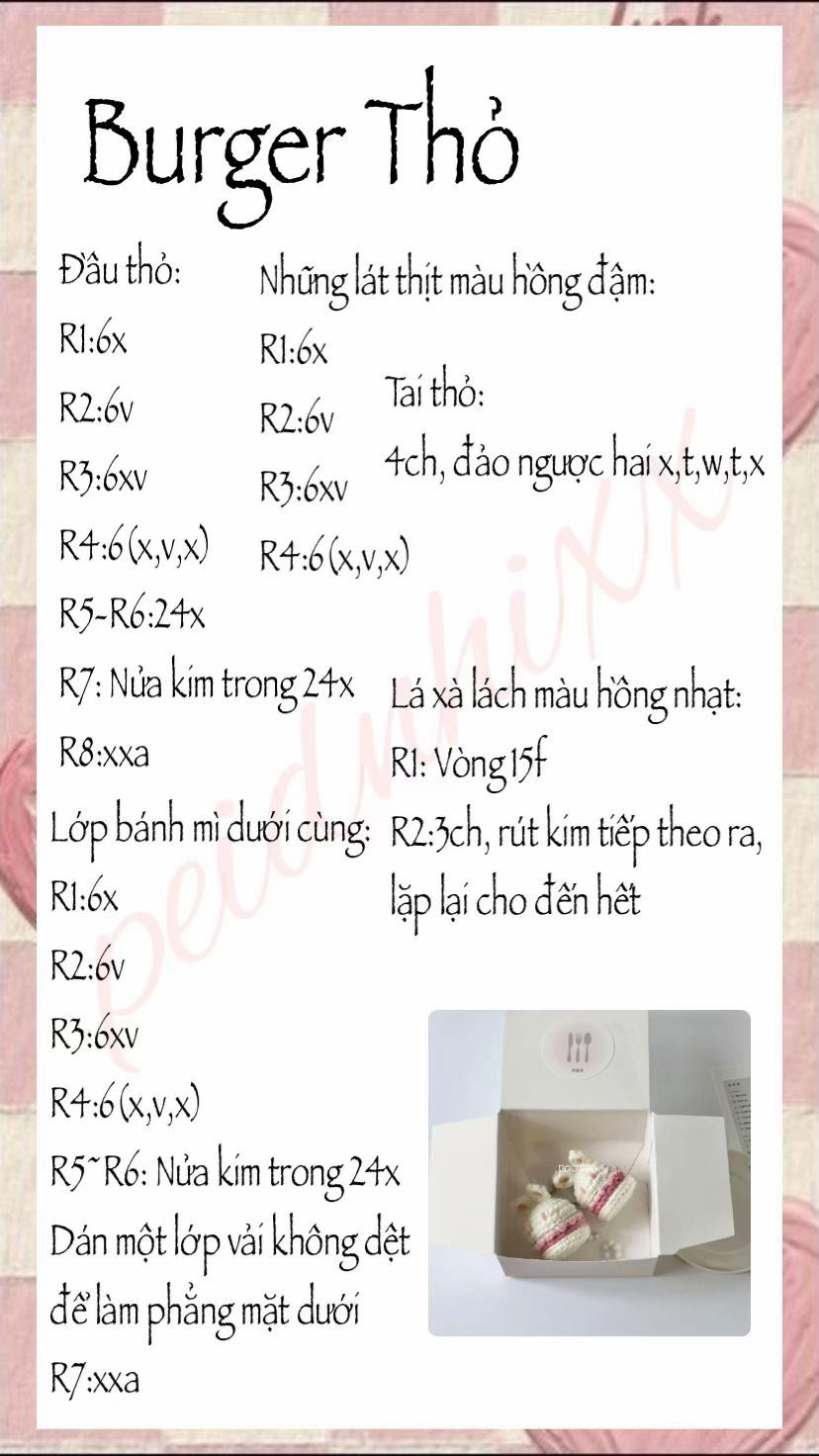 Chart Berger Thỏ cực xinh iu ạ❤️