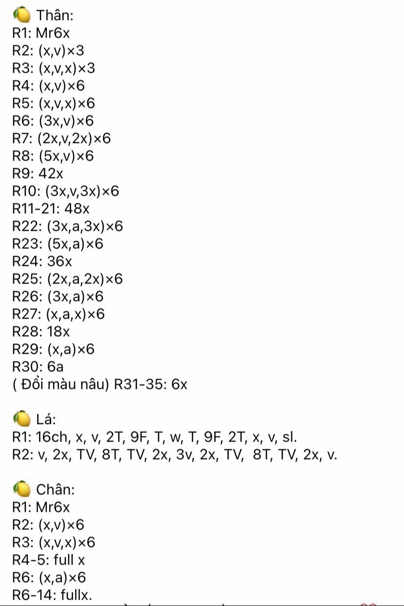 Chart móc khóa quả chanh🍋
