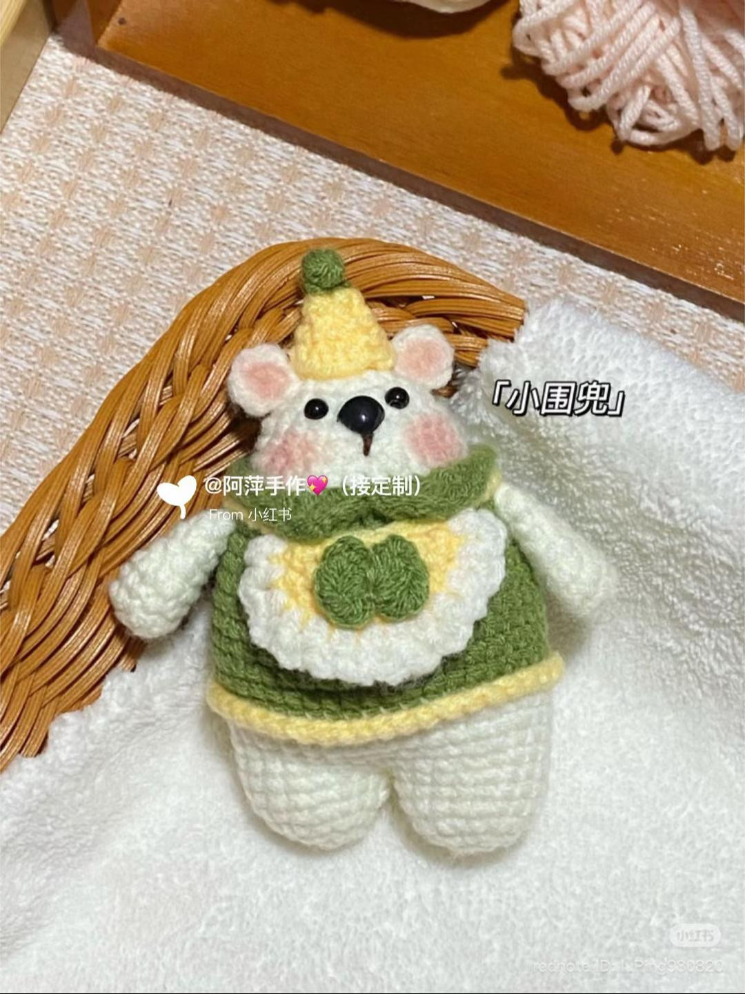 Chart móc len gấu béo dễ thương và ngộ nghĩnh cho người mới bắt đầu