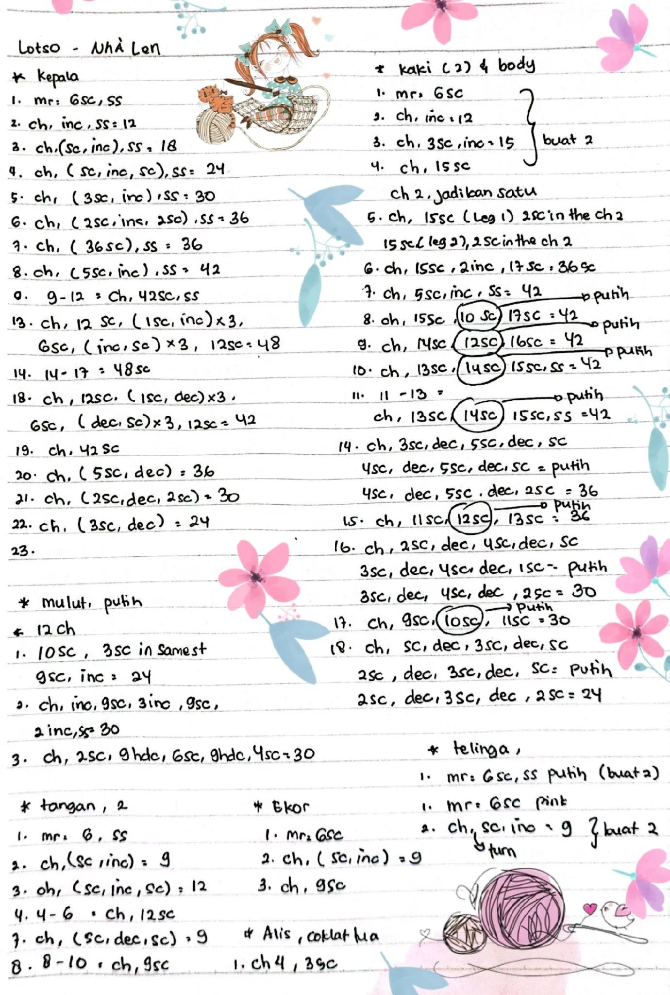 Chart móc len gấu đỏ đáng yêu với biểu cảm dễ thương