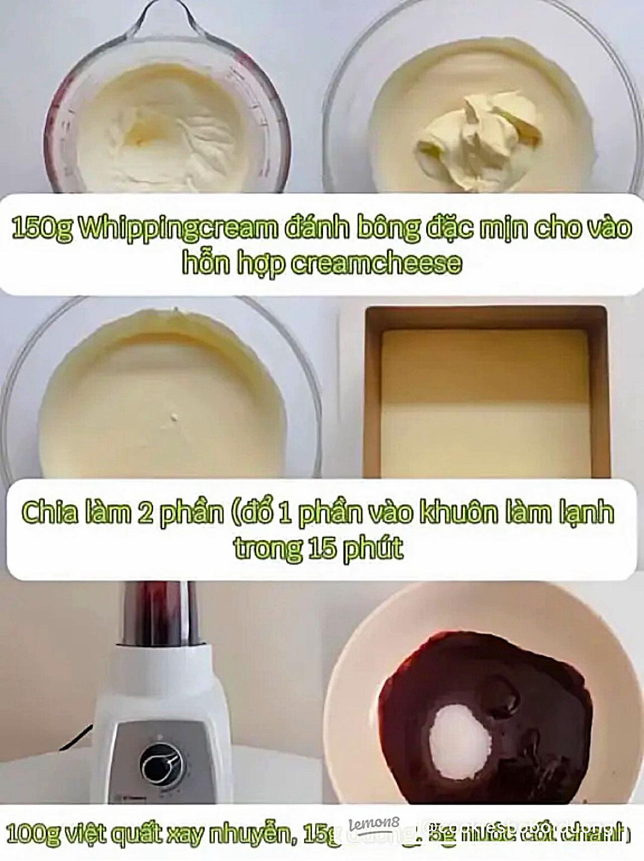 Cheesecake Việt Quất Tươi Mát, Thơm Ngon Khó Cưỡng