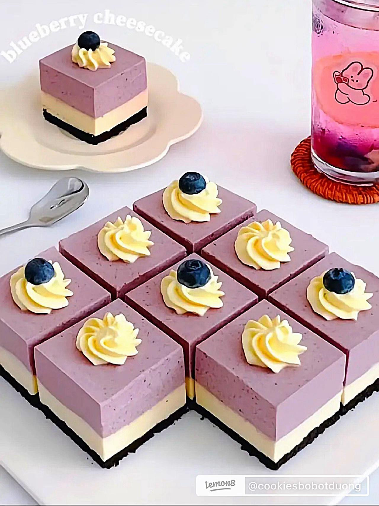 Cheesecake Việt Quất Tươi Mát, Thơm Ngon Khó Cưỡng