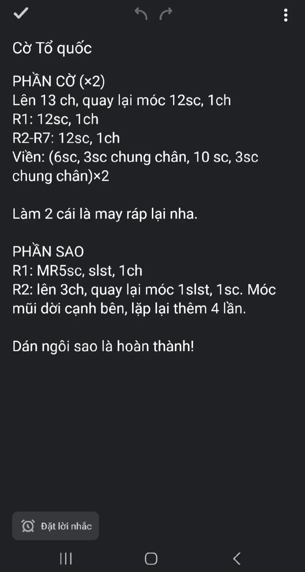 Chia sẻ chart 🥰 cờ tổ quốc