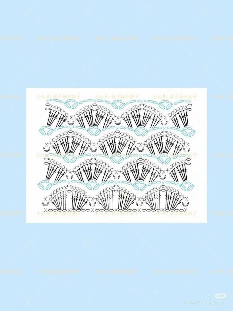 Chic Crochet Tote Bag with Red and White Pattern