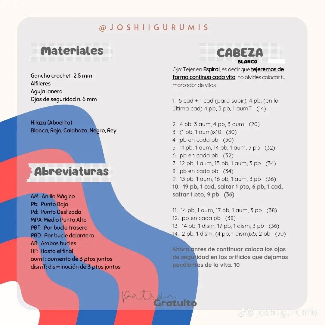 Chivita de Guadalajara: Patrón de Amigurumi Gratis