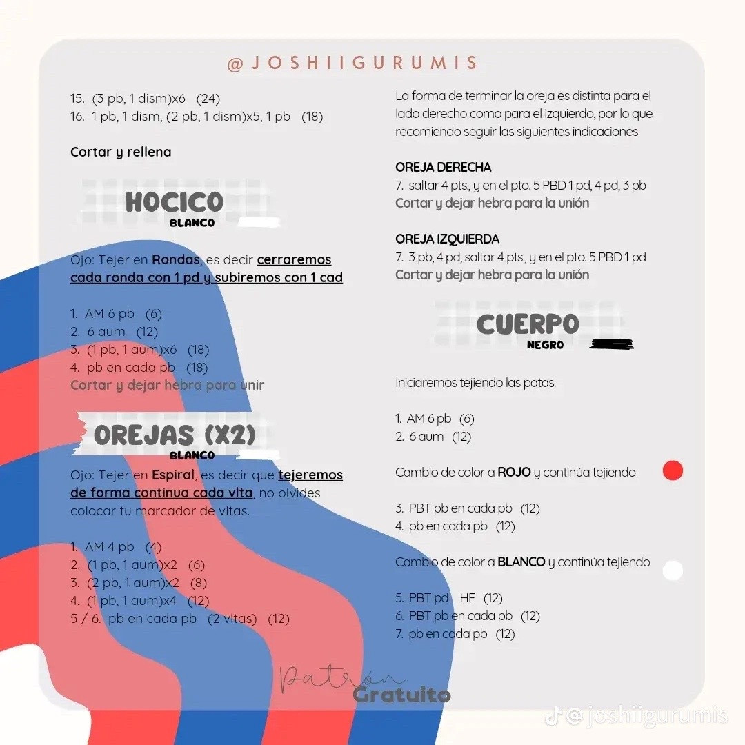 Chivita de Guadalajara: Patrón de Amigurumi Gratis