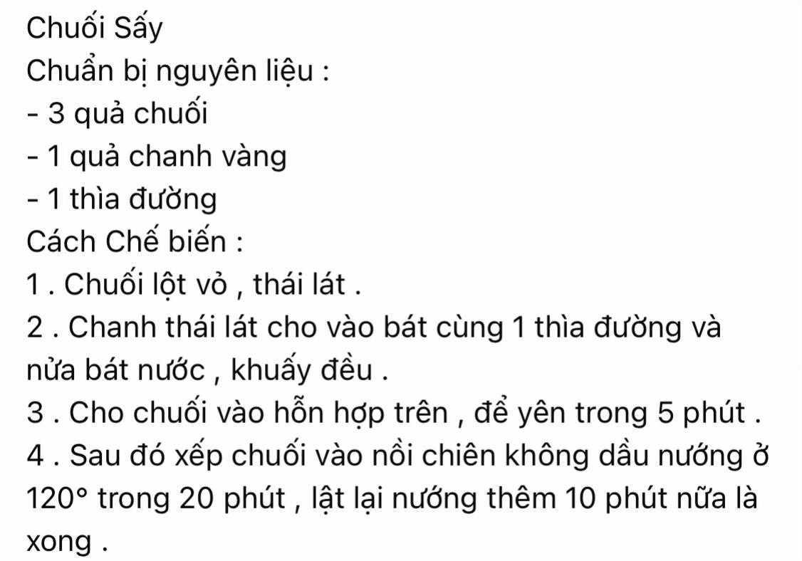 Chuối Sấy Dẻo Thơm Ngon Tại Nhà