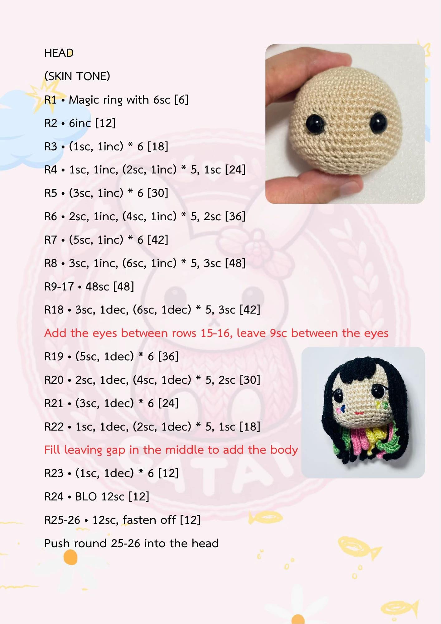 Colorful Amigurumi Doll with Unique Horns and Headphones