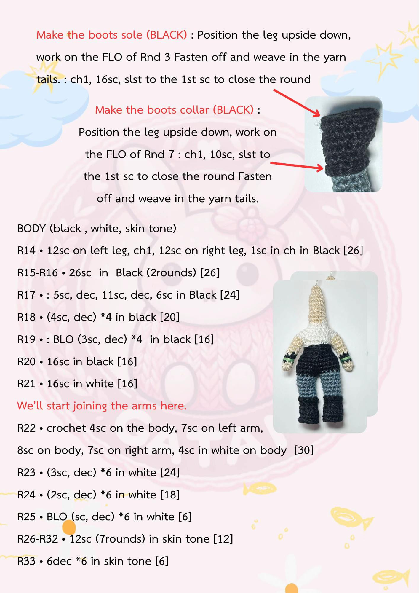 Colorful Amigurumi Doll with Unique Horns and Headphones