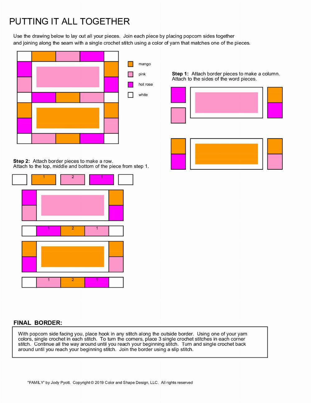 Colorful Crochet Blanket Pattern with Simple Instructions for Beginners
