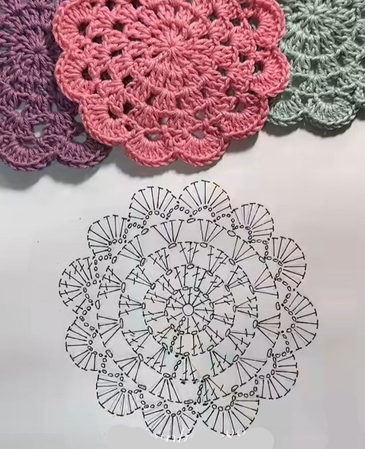 Colorful Crochet Doily Patterns for Home Decor Inspiration