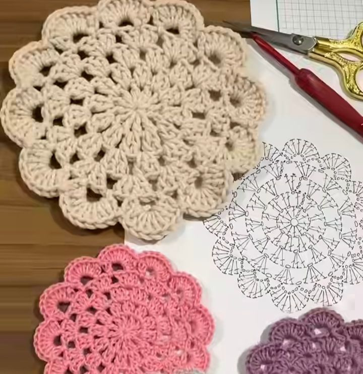 Colorful Crochet Doily Patterns for Home Decor Inspiration