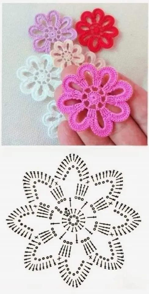 Colorful Crochet Flower Pattern for Beginners