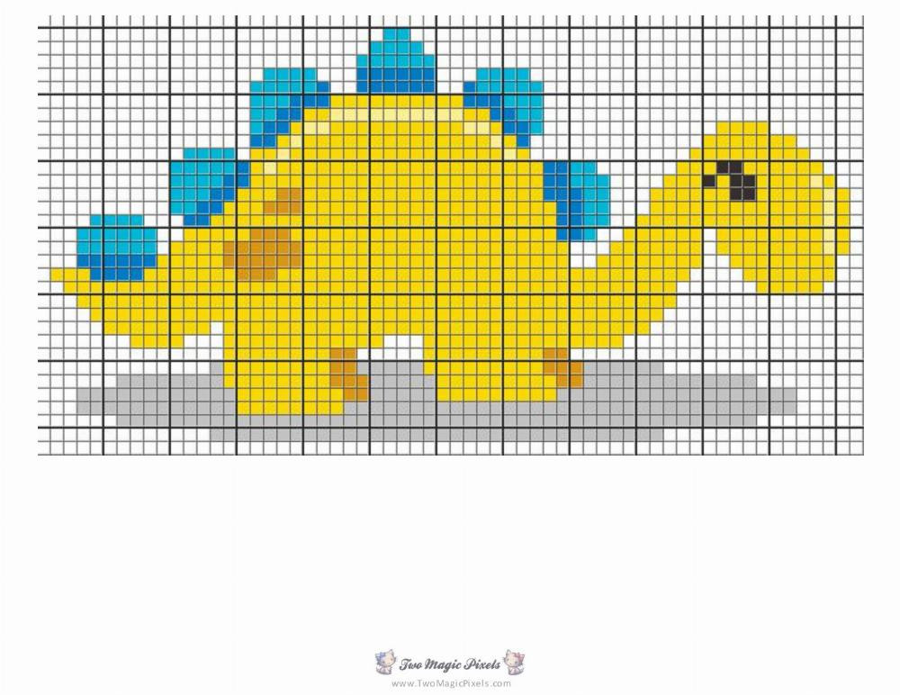 Colorful Dinosaur Crochet Pattern for Creative Crafting