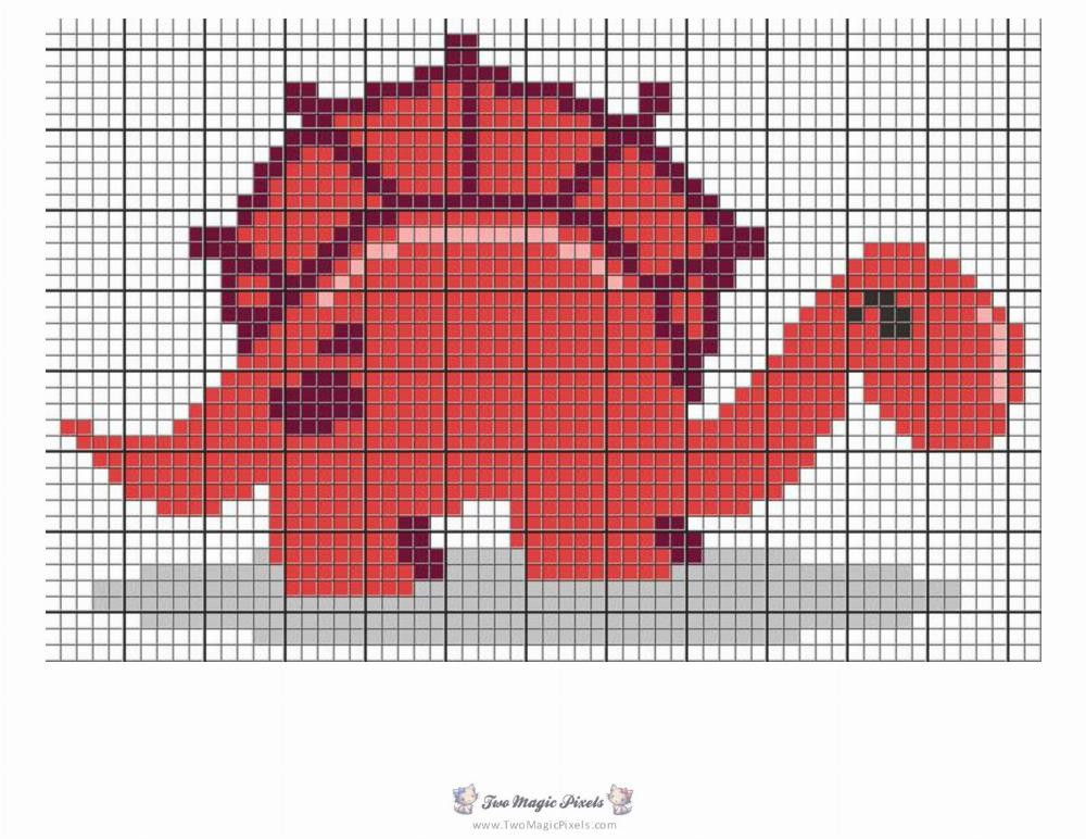 Colorful Dinosaur Crochet Pattern for Creative Crafting